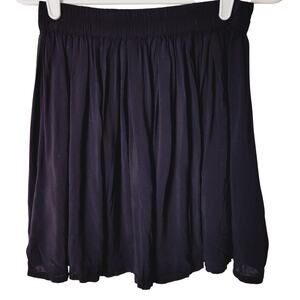 Aeropostale Black Mini Skirt Flowy Size M Well Worn